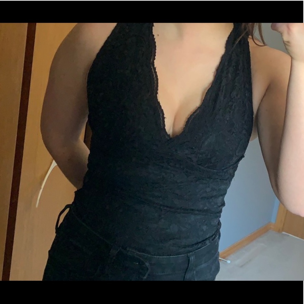 Dynamite Black Lace Tank Top